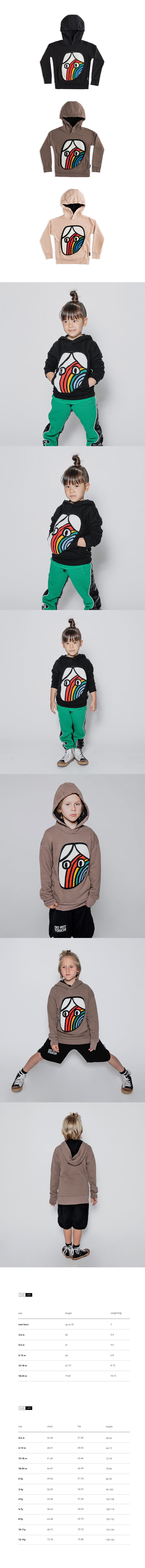 RAINBOW DUDE PATCH HOODIE Details