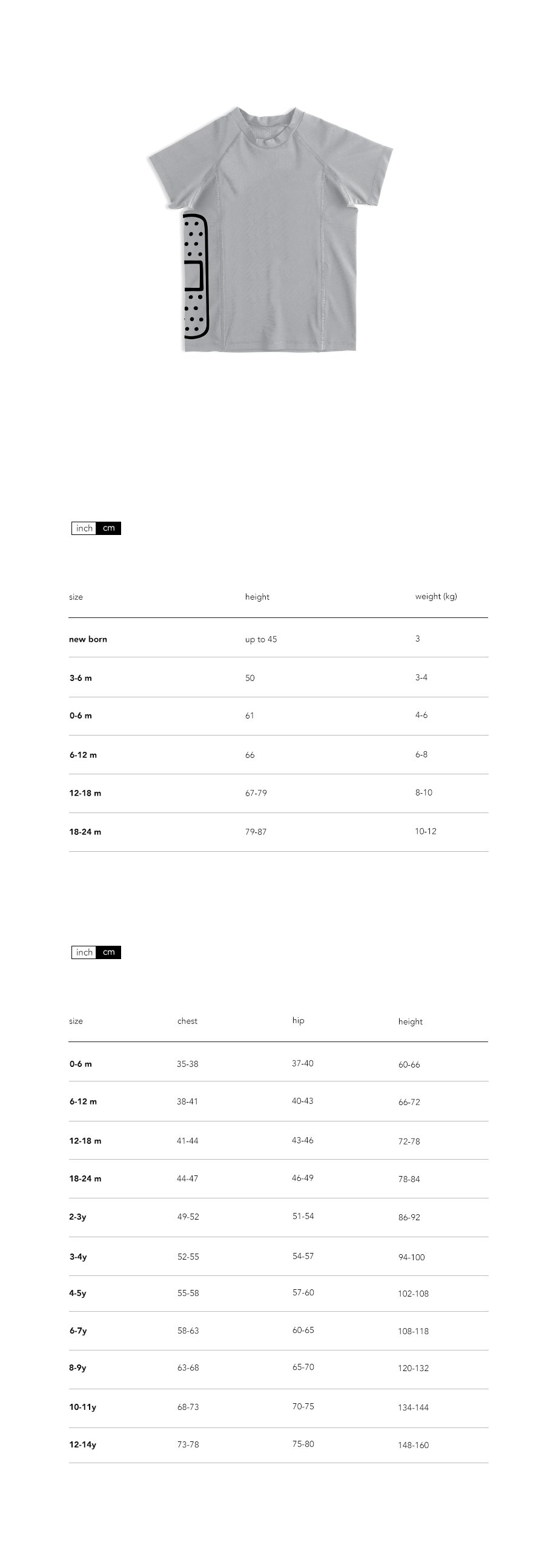 BANDAID RASHGUARD Details